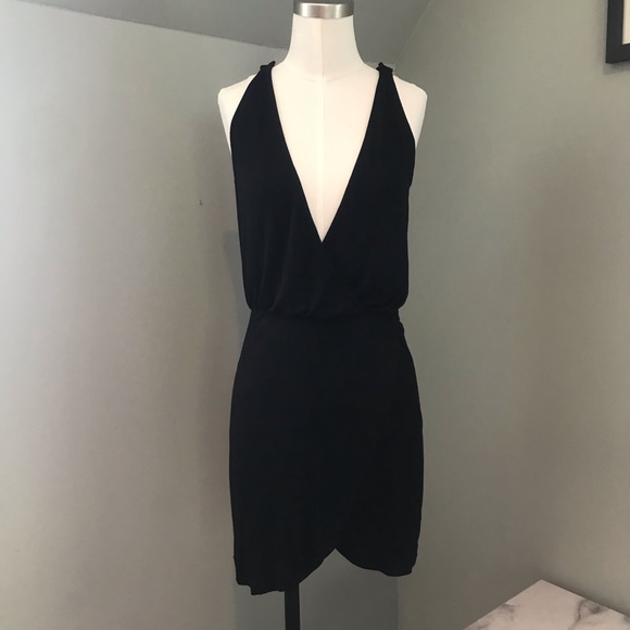 Black Plunge Dress